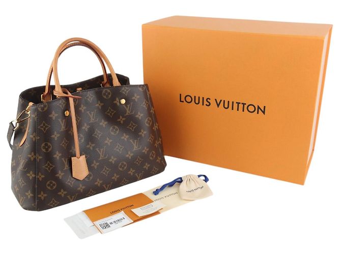 Louis Vuitton Borsa a tracolla Monogram Montaigne MM - vista 8