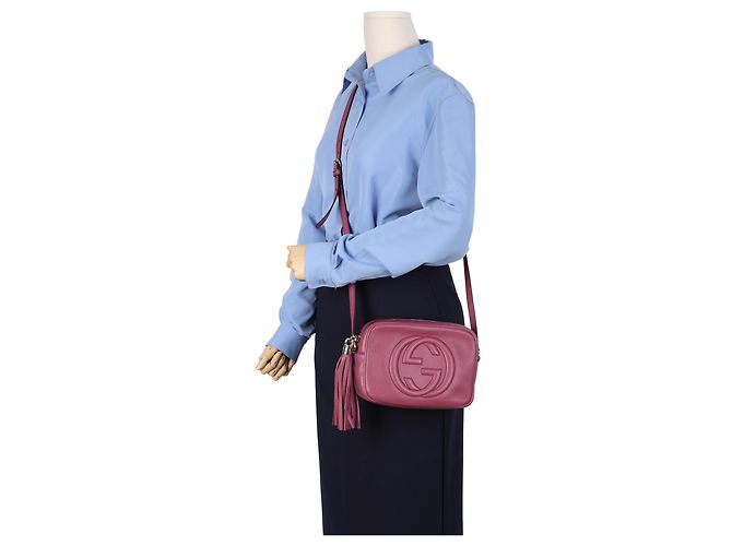 Gucci Borsa a tracolla Soho Disco con nappe - vista 17