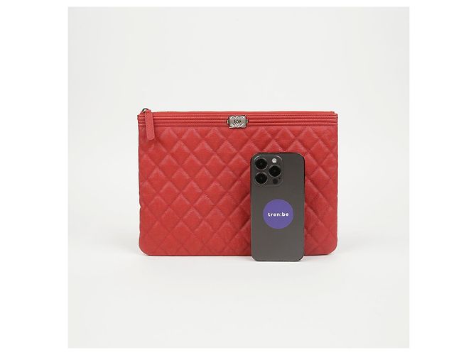 Chanel Caviar Boy New Medium Clutch - vista 9