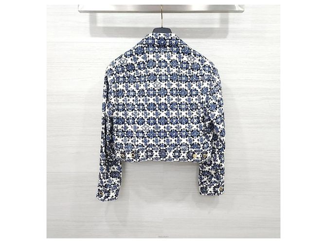 Louis Vuitton Monogram Flower Mosaic Denimjacke - Ansicht 2