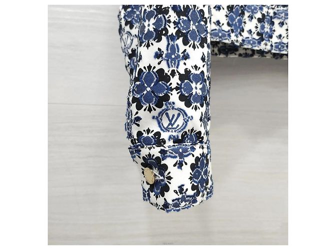 Louis Vuitton Monogram Flower Mosaic Denimjacke - Ansicht 4