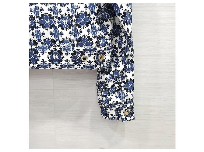 Louis Vuitton Monogram Flower Mosaic Denimjacke - Ansicht 5