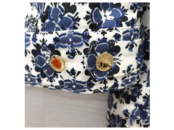 Louis Vuitton Monogram Flower Mosaic Denimjacke - Ansicht 6