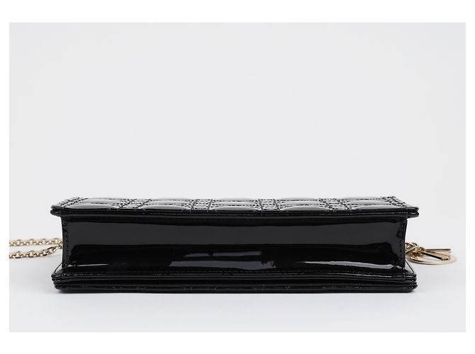 Dior Pouch Lady Patent Black - vista 4