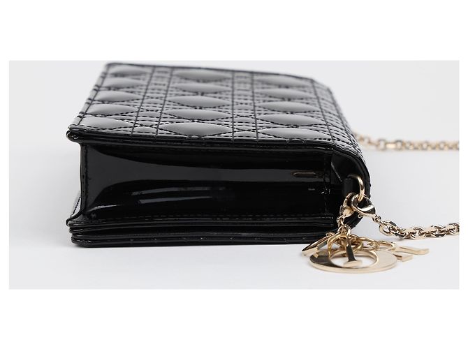 Dior Pouch Lady Patent Black - vista 5