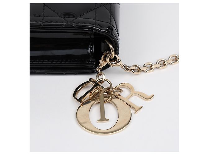 Dior Pouch Lady Patent Black - vista 6