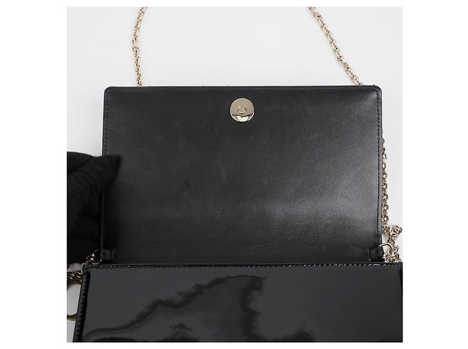 Dior Pouch Lady Patent Black - vista 8