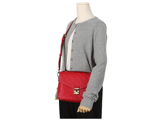Louis Vuitton Borsa a tracolla Pochette Metis Monogram Empreinte - vista 11