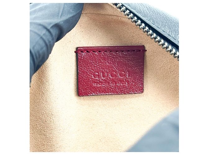 Gucci GG Marmont Round Matelasse Leather Mini - view 6