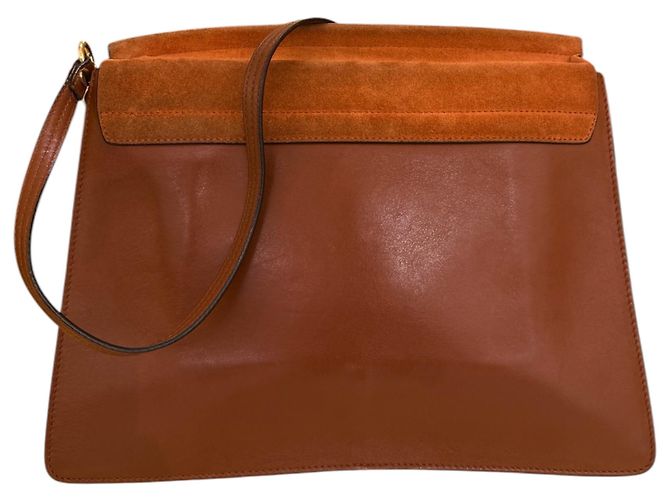 Chloé Chloe Faye Chain Leather and Suede Mini - vista 2