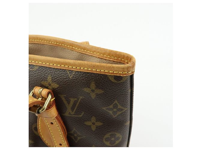Borsa Louis Vuitton Monogram Canvas Bucket PM Brown M42238 - vista 18