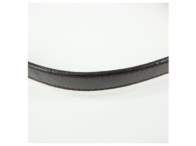 FENDI Borsa a spalla e borsa a mano in pelle e tela Zucca Nero e Marrone 26569 - vista 9