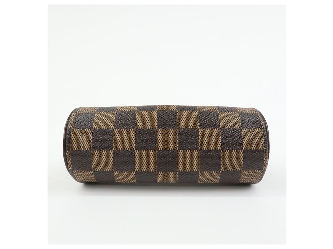Louis Vuitton Mini pochette in pelle Damier Canvas per borsa Papillon Brown - vista 5
