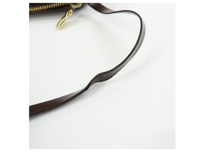 Louis Vuitton Mini pochette in pelle Damier Canvas per borsa Papillon Brown - vista 9