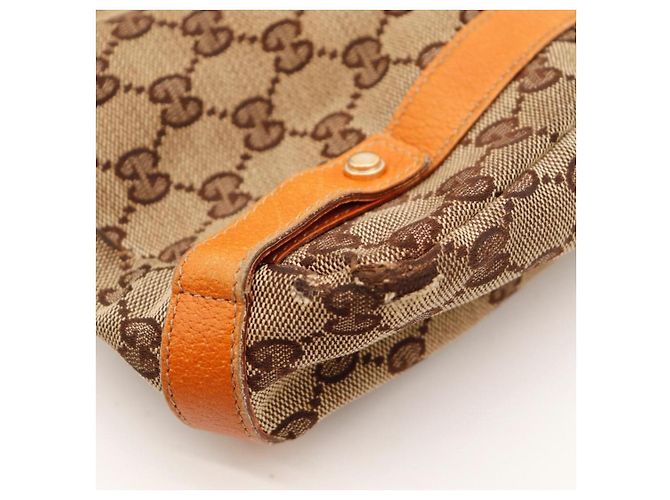 Borsa a tracolla Gucci GG Supreme marrone - vista 12