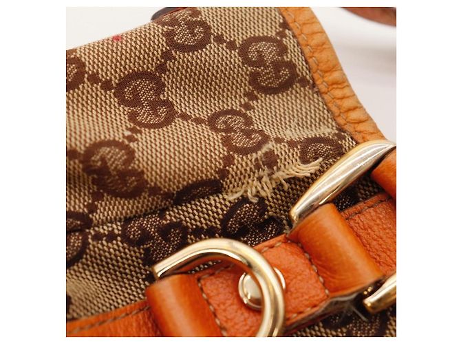 Borsa a tracolla Gucci GG Supreme marrone - vista 13