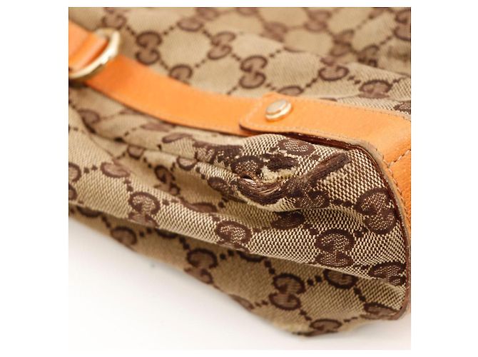 Borsa a tracolla Gucci GG Supreme marrone - vista 9