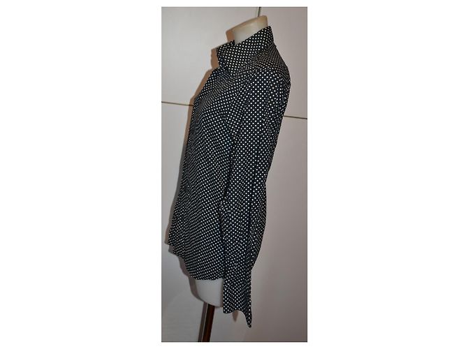Givenchy Camisa de algodão preta com bolinhas - vista 3