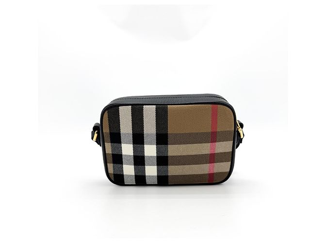 Burberry Camera Vintage Check Canvas Small - vista 2