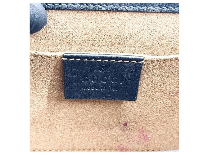 Clutch Gucci Padlock GG Canvas e Pelle Large - vista 6