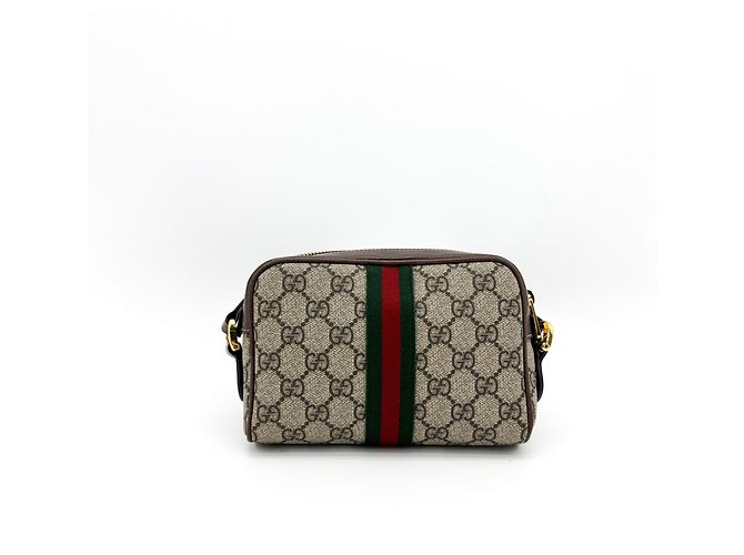 Gucci Ophidia Double Zip GG Coated Canvas Small - vista 2