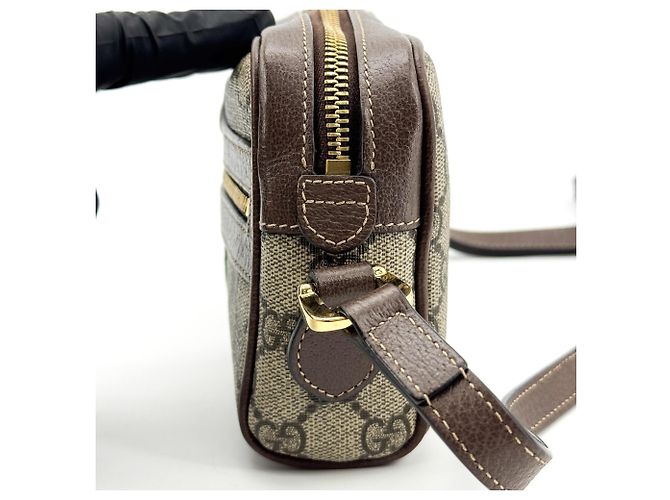 Gucci Ophidia Double Zip GG Coated Canvas Small - vista 4