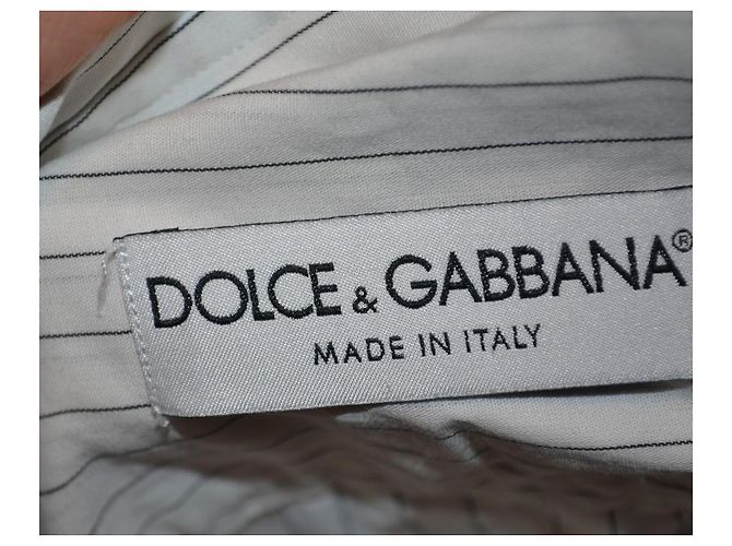 Dolce & Gabbana Camisa de Algodón a Rayas - vista 5