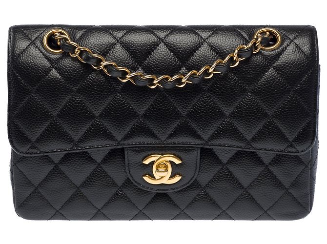 Borsa CHANEL Timeless/Classique in Pelle Nera - 104051 - vista 3