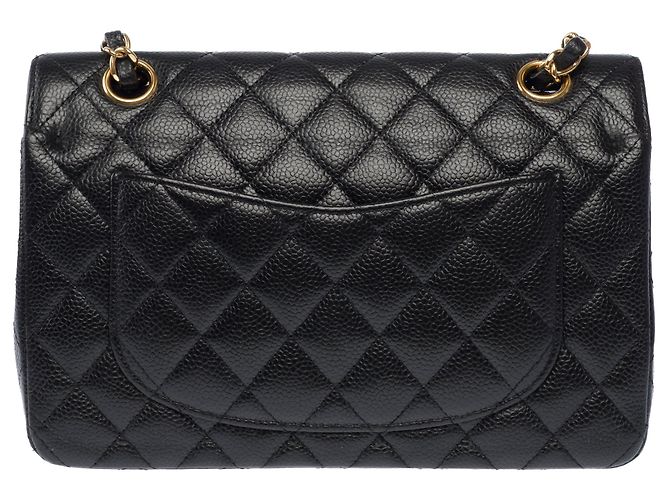 Borsa CHANEL Timeless/Classique in Pelle Nera - 104051 - vista 4