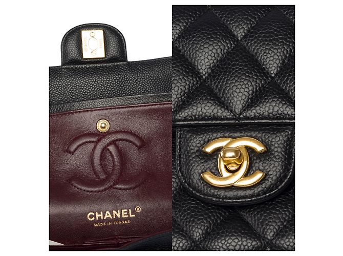 Borsa CHANEL Timeless/Classique in Pelle Nera - 104051 - vista 6