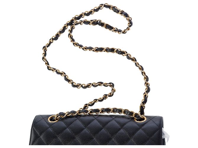 Borsa CHANEL Timeless/Classique in Pelle Nera - 104051 - vista 9
