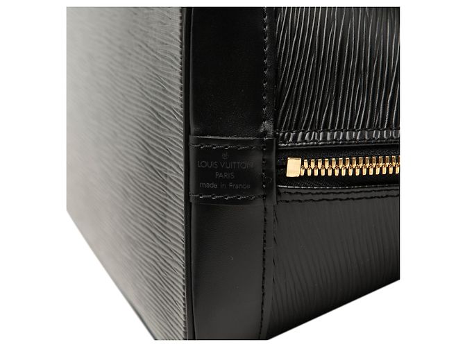 Borsa a mano Louis Vuitton Epi Alma PM Nera - vista 5