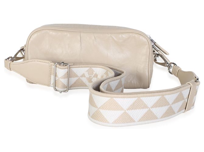 Borsa a tracolla Prada Deserto Antique Nappa multi-tasche - vista 2
