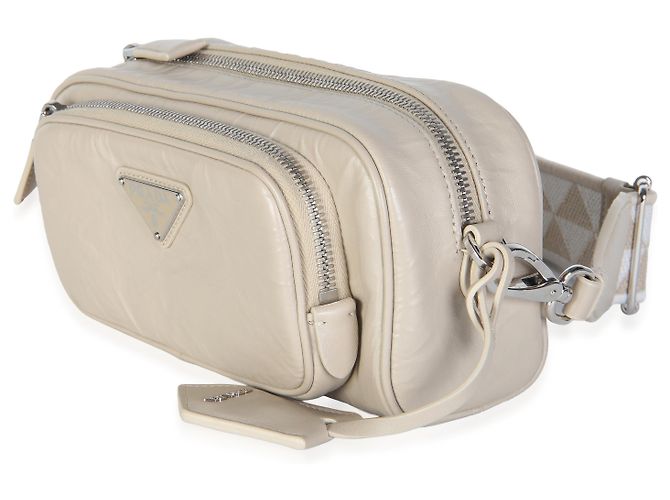 Borsa a tracolla Prada Deserto Antique Nappa multi-tasche - vista 3