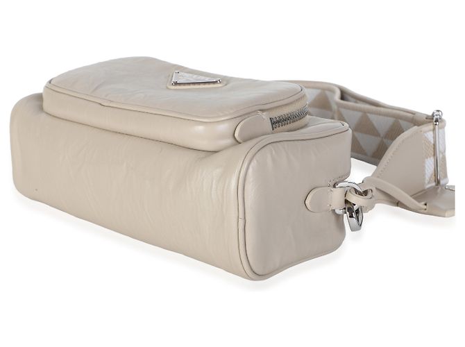 Borsa a tracolla Prada Deserto Antique Nappa multi-tasche - vista 6