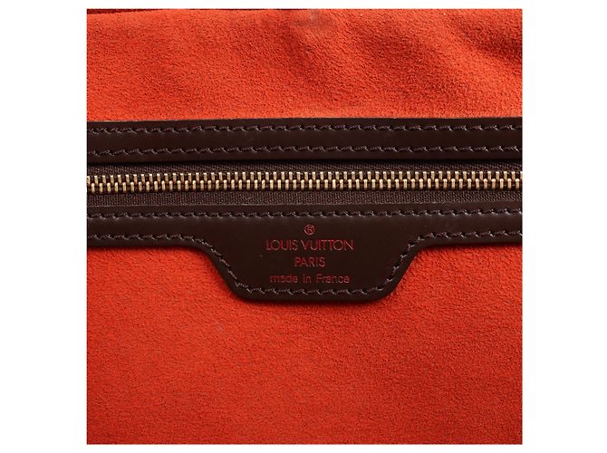 Borsa a tracolla Louis Vuitton Manosque PM Damier Ebene Marrone N51121 - vista 8