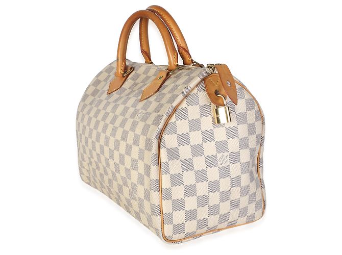 Louis Vuitton Damier Azur Canvas Speedy 30 - vista 3