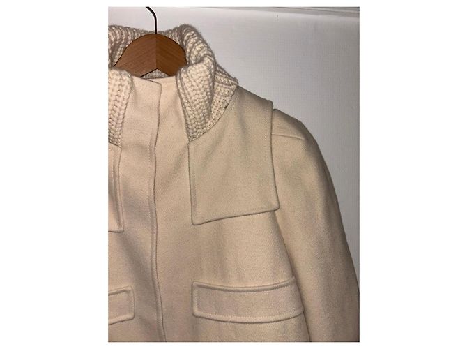 Givenchy kurzer Wollmantel beige - Ansicht 2