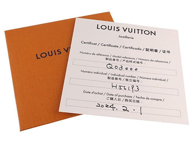 Collana Louis Vuitton Double Round Diamond - vista 9