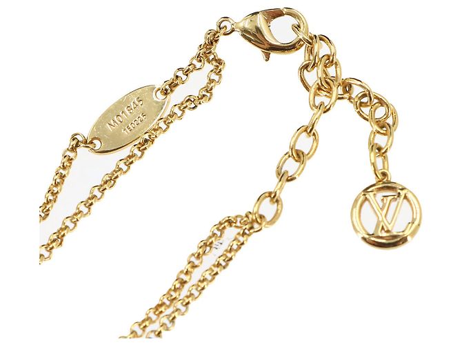 Collana Louis Vuitton Gold Lady LV - vista 4