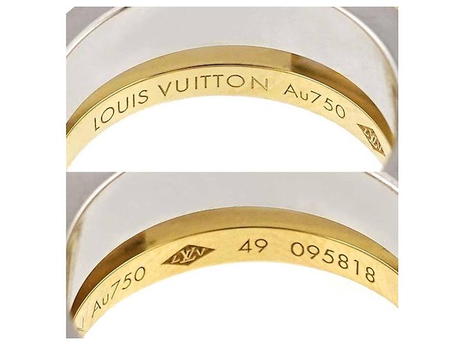 Anello a fascia a 2 file Louis Vuitton Berg Lockit - vista 10