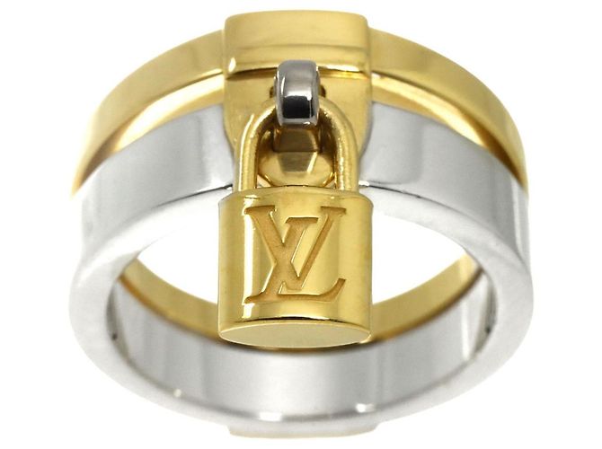 Anello a fascia a 2 file Louis Vuitton Berg Lockit - vista 2