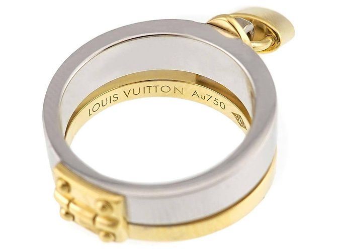Anello a fascia a 2 file Louis Vuitton Berg Lockit - vista 4