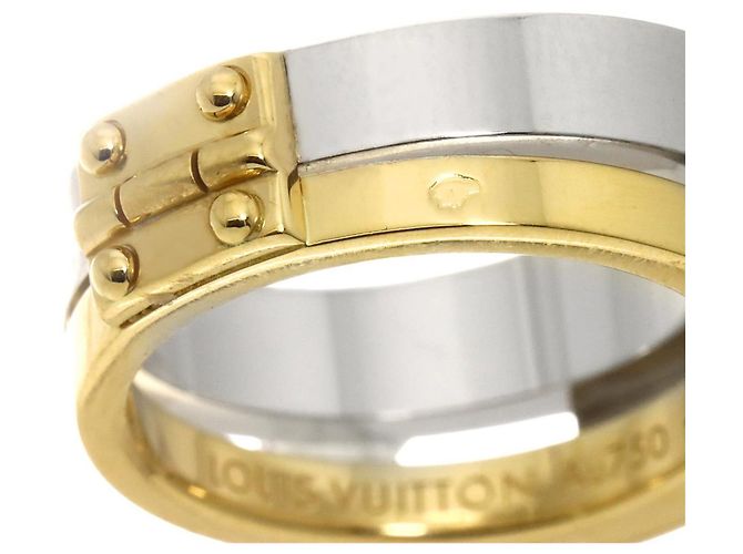 Anello a fascia a 2 file Louis Vuitton Berg Lockit - vista 7