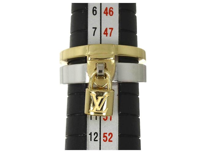 Anello a fascia a 2 file Louis Vuitton Berg Lockit - vista 8
