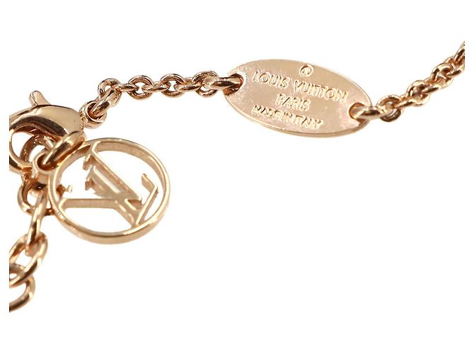 Collana Louis Vuitton Essential V in oro rosa - vista 5
