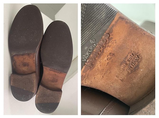 Hermès Botas de montar en cuero marrón - vista 10