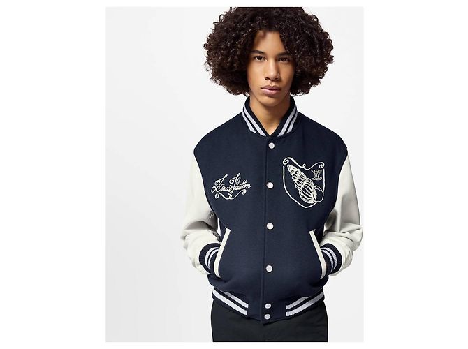 Giacca Varsity Louis Vuitton Sz 58 Usata - vista 10