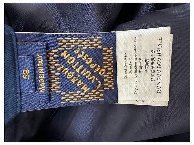 Giacca Varsity Louis Vuitton Sz 58 Usata - vista 6