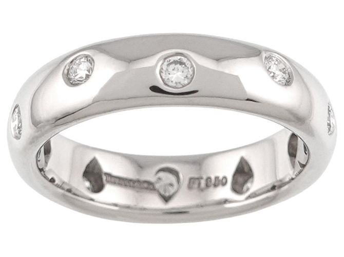 Autre Marque Anello Tiffany & Co. Platinum Dot Diamond - vista 2